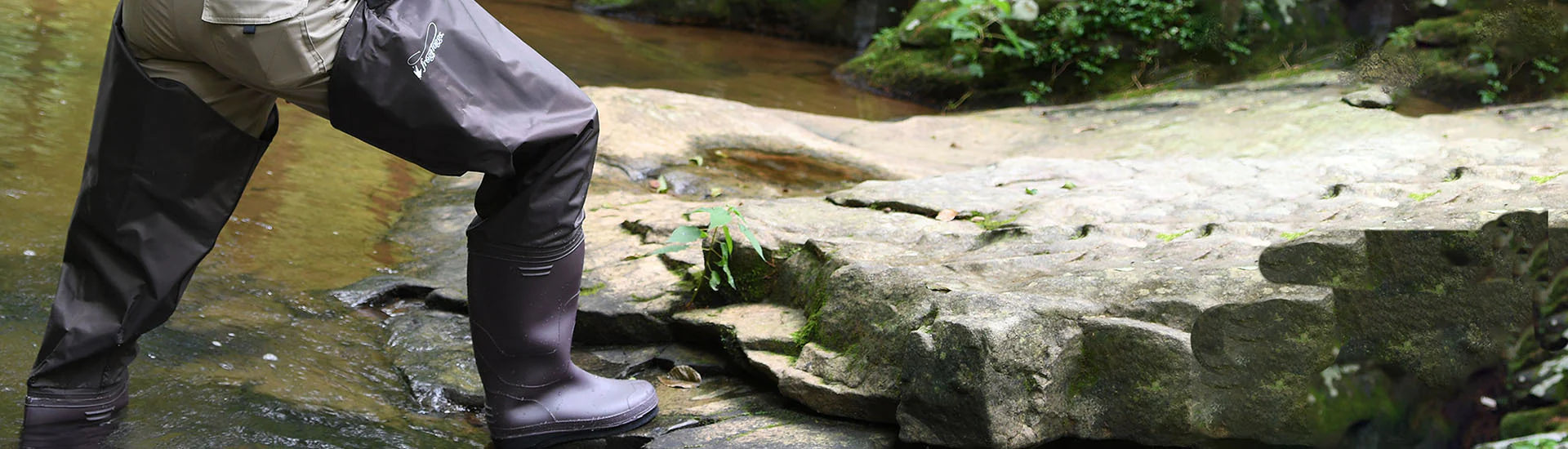 Lightweight Waterproof Fishing Boots Felt Bottom Hip Waders for