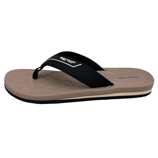 Frogg Toggs Womens Black Flipped Out 2.0 Flip Flop Sandal