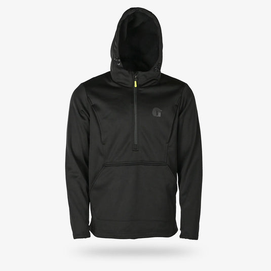 Gator Waders Mens Black Catahoula 1/2 Zip Hoodie