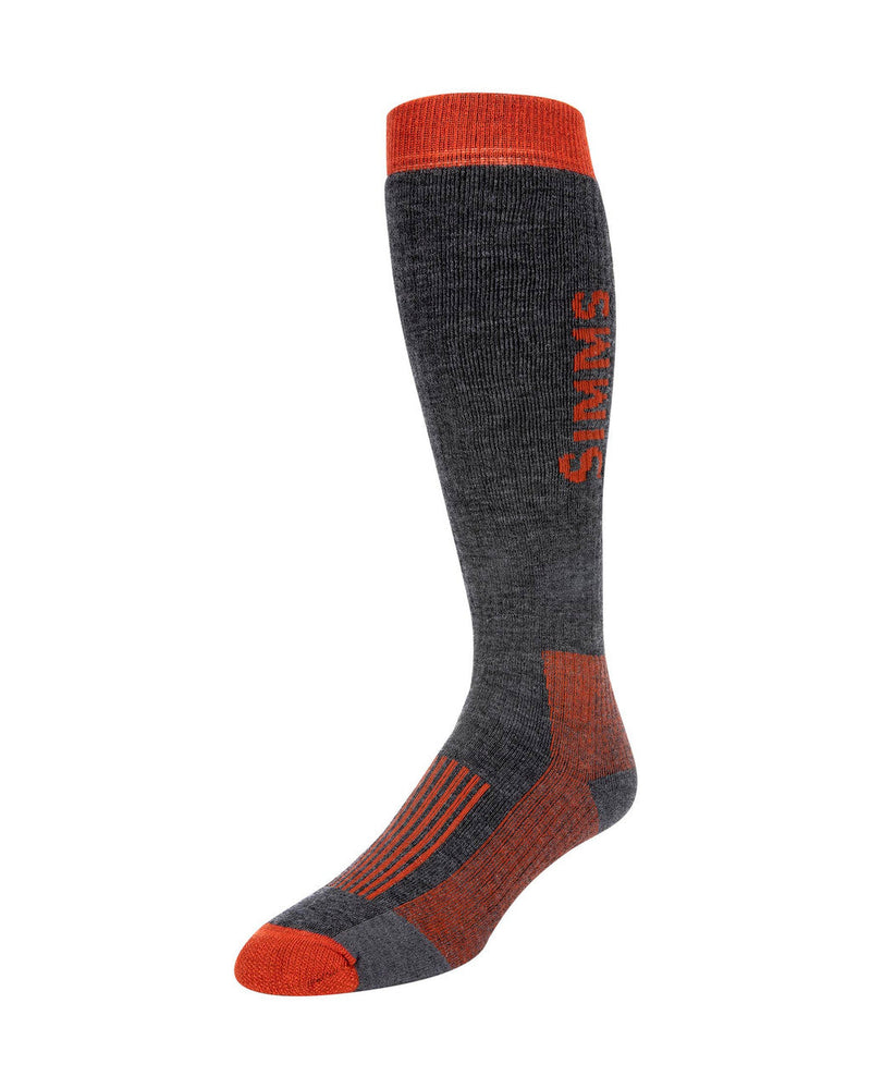 Load image into Gallery viewer, Simms Merino Midweight OTC Socks - Carbon

