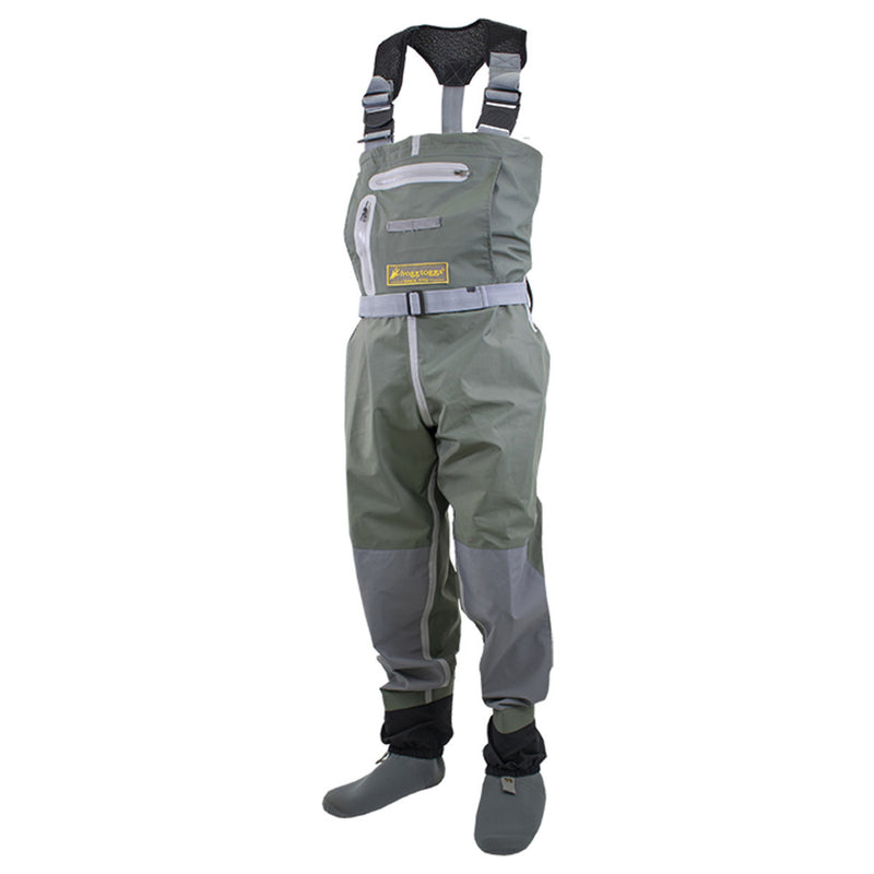 Load image into Gallery viewer, Frogg Toggs Mens Green Pilot River Guide HD Stockingfoot Chest Waders
