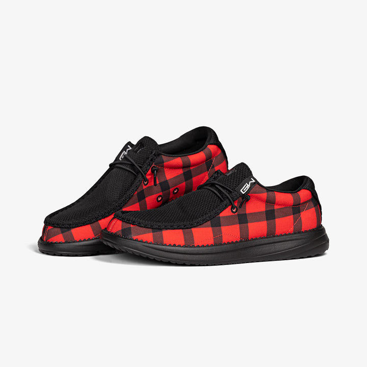Load image into Gallery viewer, Gator Waders Womens Buffalo Plaid Camp Shoes
