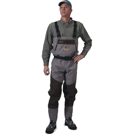 Man modeling Northern Guide Breathable Stockingfoot Waders