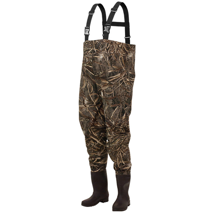 Frogg Toggs Mens Realtree Max-5 Rana II PVC Cleated Bootfoot Chest Waders