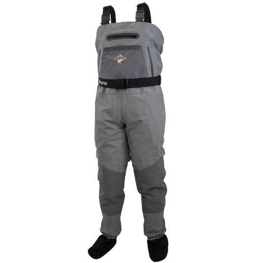 Frogg Toggs Mens Slate/Gray Steelheader Insulated Stockingfoot Chest Waders