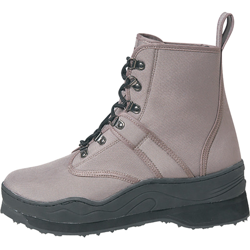 Load image into Gallery viewer, Slate Gray Caddis Explorer EcoSmart II Sole Wading Shoe with laces
