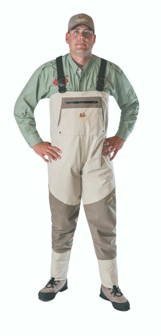 Load image into Gallery viewer, Man modeling  Breathable Stockingfoot Wader
