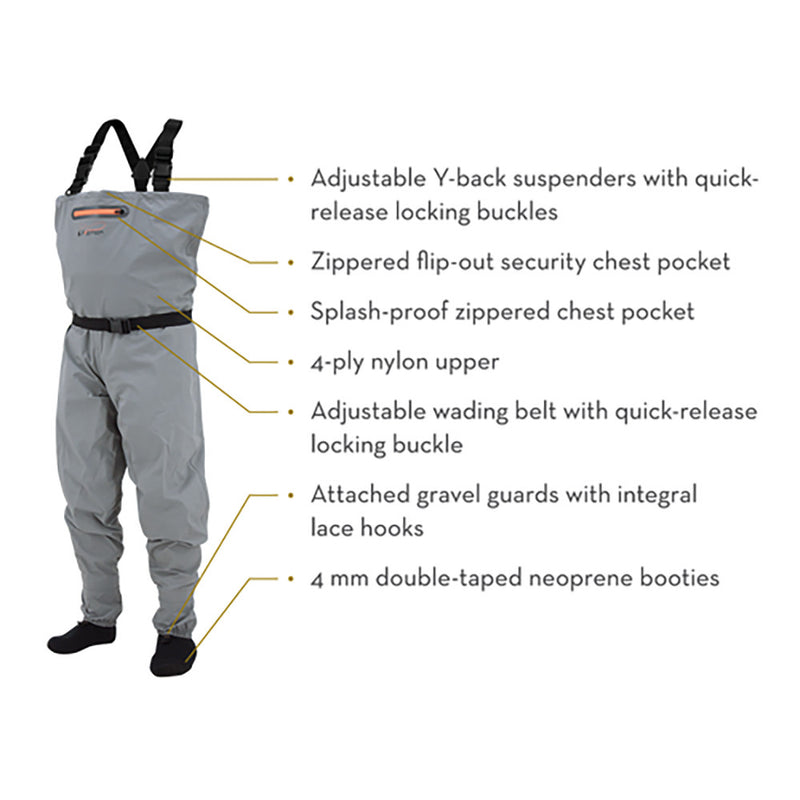 Load image into Gallery viewer, Frogg Toggs Mens Slate Canyon II Stockingfoot Chest Waders
