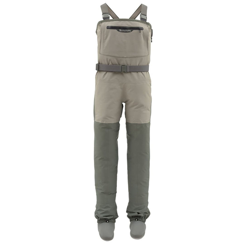 Load image into Gallery viewer, Simms Women&#39;s Freestone Z Stockingfoot Chest Waders - Beige/Khaki
