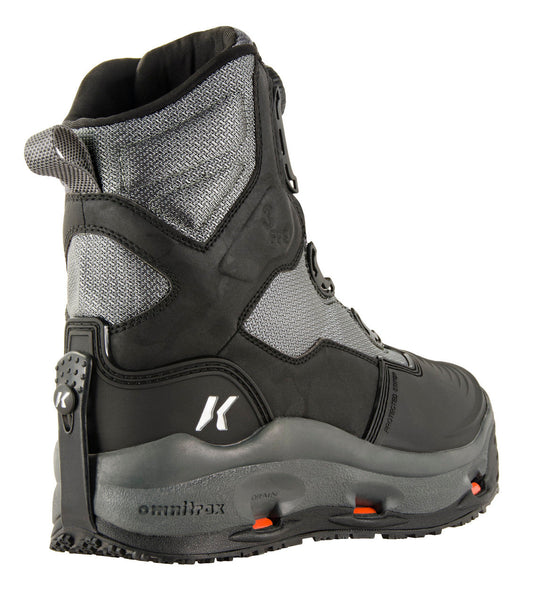 Korkers Darkhorse Wading Boots with Felt & Kling-On Soles - Grey