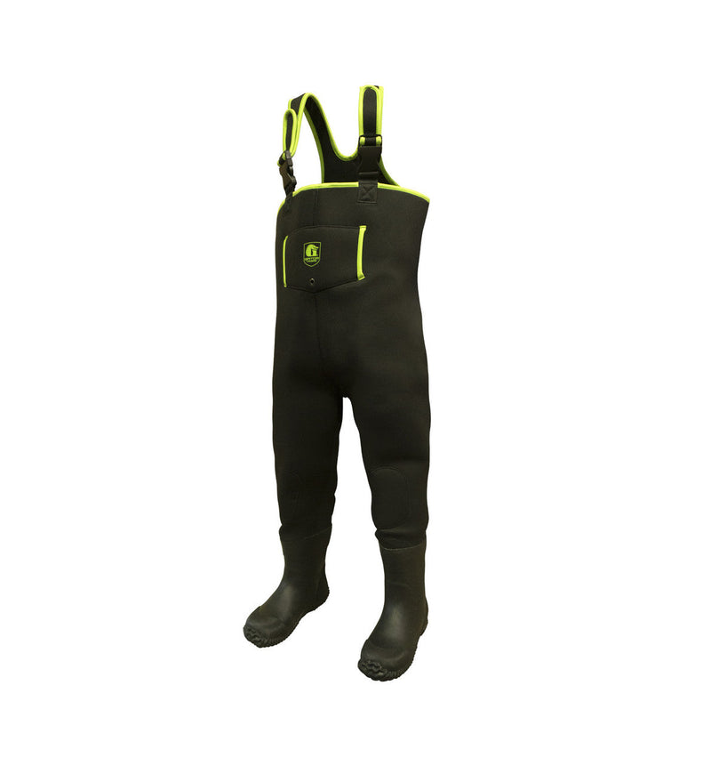 Load image into Gallery viewer, Gator Waders Youth Lime Neoprene Waders
