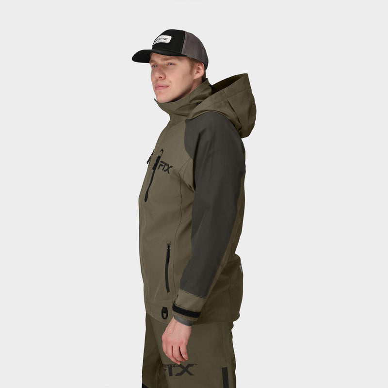 Load image into Gallery viewer, Frogg Toggs Mens Brown and Stone FTX Elite Jacket
