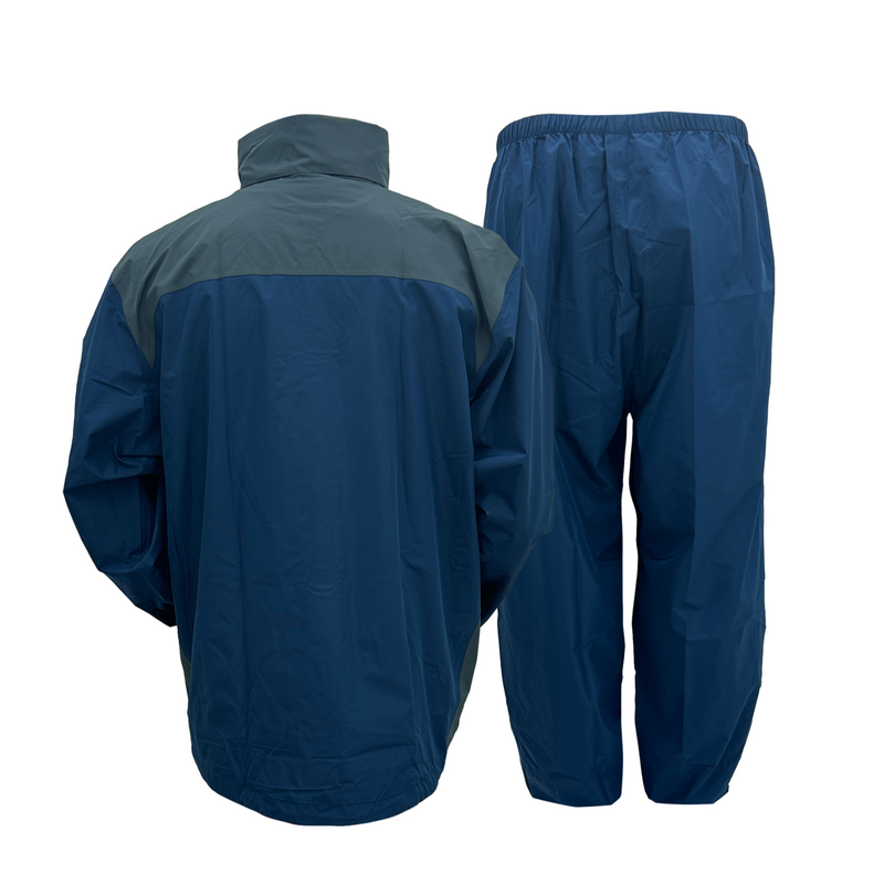 Load image into Gallery viewer, Frogg Toggs Men&#39;s Vapor Rain Suit - Blue and Gray
