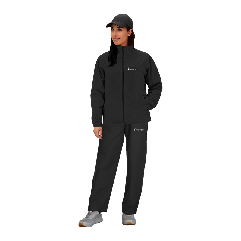 Load image into Gallery viewer, Frogg Toggs Womens Black Vapor Rain Suit
