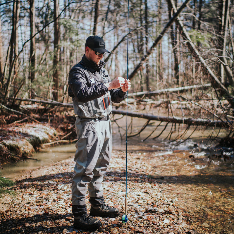 Load image into Gallery viewer, Frogg Toggs Mens Realtree Fishing Gray Pilot II Breathable Stockingfoot Wader 
