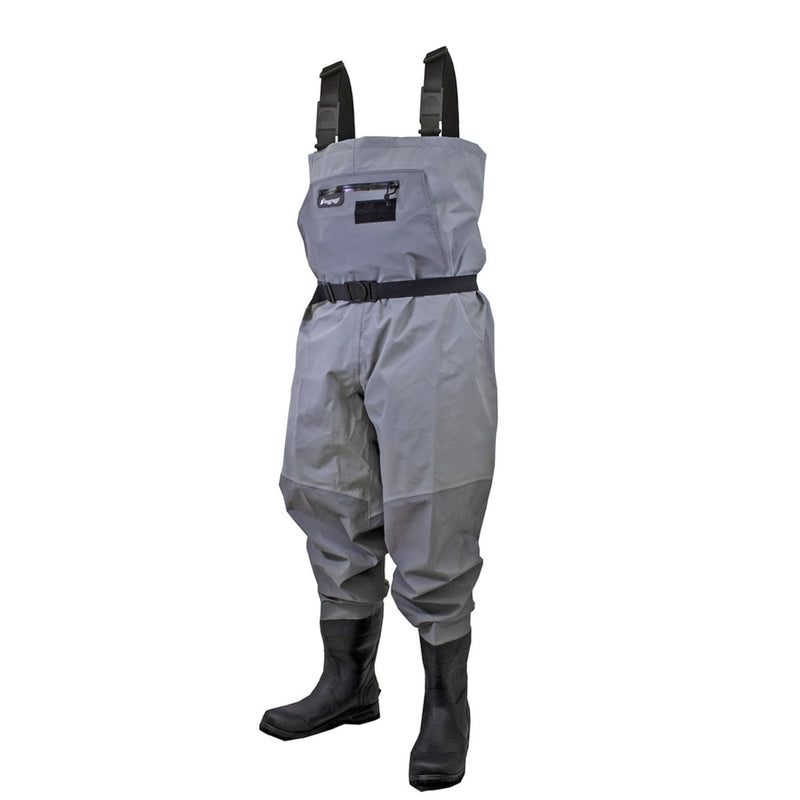 Load image into Gallery viewer, Frogg Toggs Gray Men&#39;s Hellbender PRO Bootfoot Lug Sole Chest Wader
