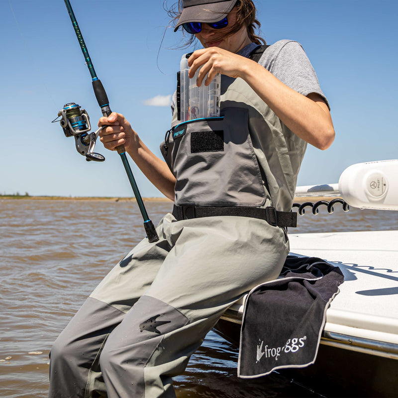 Load image into Gallery viewer, Frogg Toggs Womens Gray Hellbender PRO Stockingfoot Chest Wader
