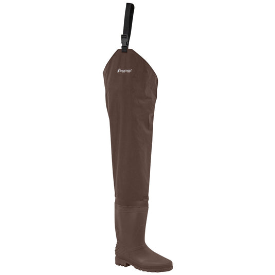 Frogg Toggs Mens Brown Rana II PVC Lug Sole Hip Wader