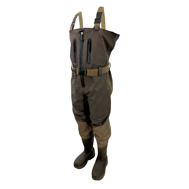 Load image into Gallery viewer, Frogg Toggs Mens Brown Grand Refuge® 3.0 Bootfoot Zip-Front Chest Wader
