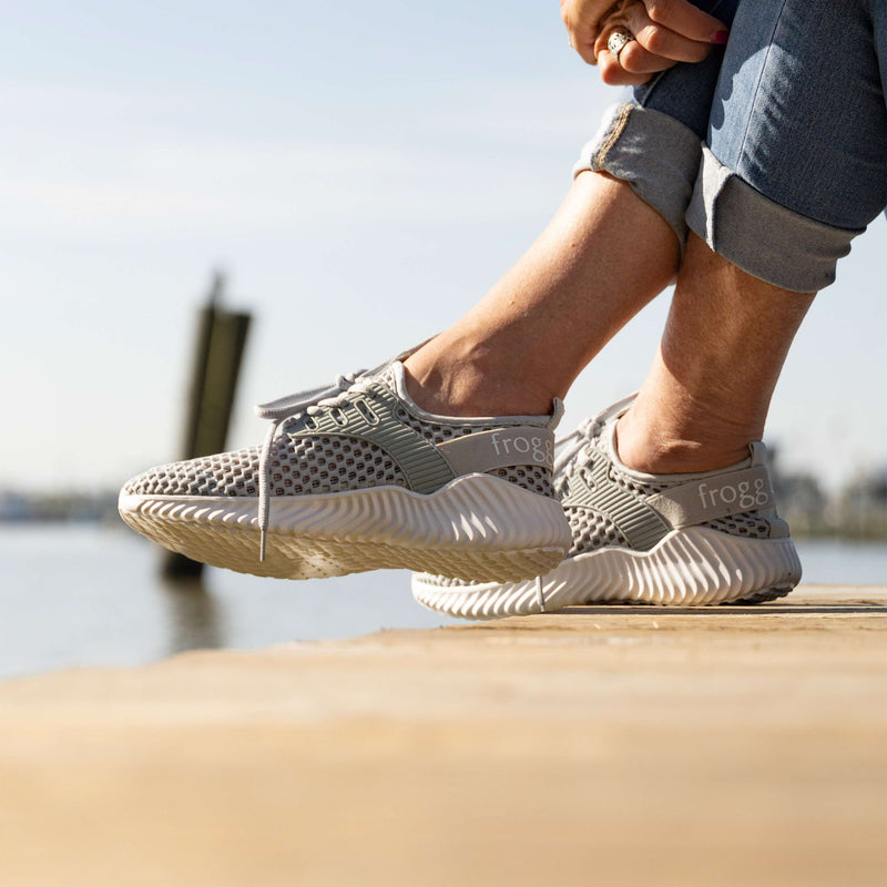 Load image into Gallery viewer, Frogg Toggs Womens Gray Aquastep Mesh Shoe
