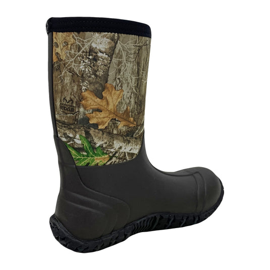 Frogg Toggs Youth Realtree APX Cubby Pull-On Waterproof Boot 