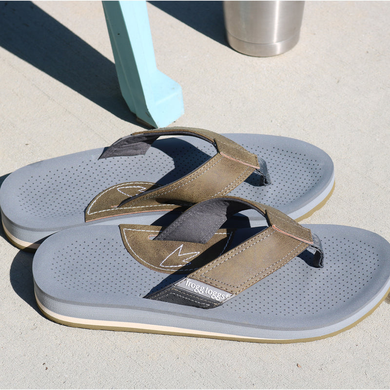 Load image into Gallery viewer, Frogg Toggs Mens Gray Charter Sandal
