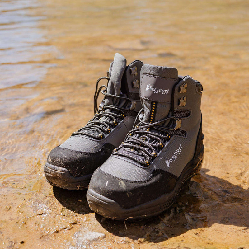 Load image into Gallery viewer, Frogg Toggs Mens Dark Graphite Deep Current Cleated Wading Boot
