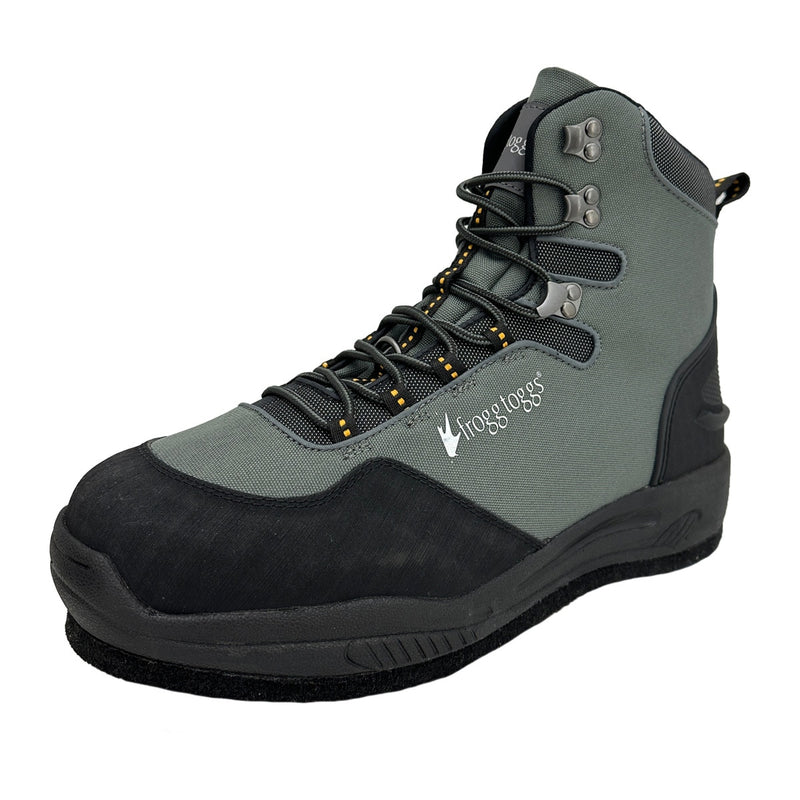 Load image into Gallery viewer, Frogg Toggs Mens Dark Graphite Deep Current Felt Wading Boot
