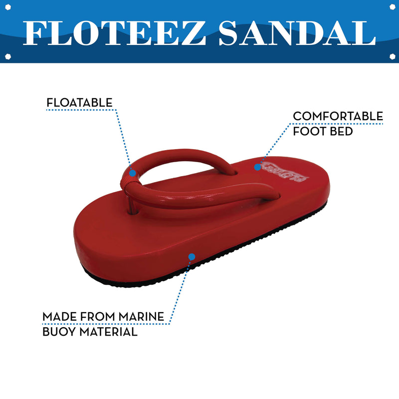 Load image into Gallery viewer, Frogg Toggs Women Red Floteez Flip Flops
