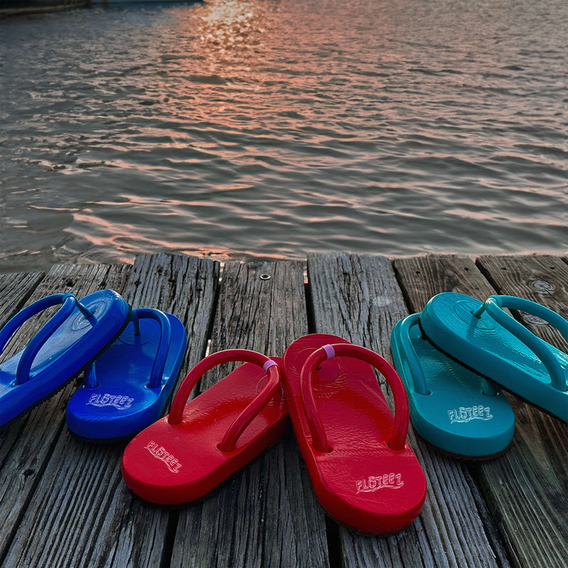 Load image into Gallery viewer, Frogg Toggs Women Turquoise Floteez Flip Flops
