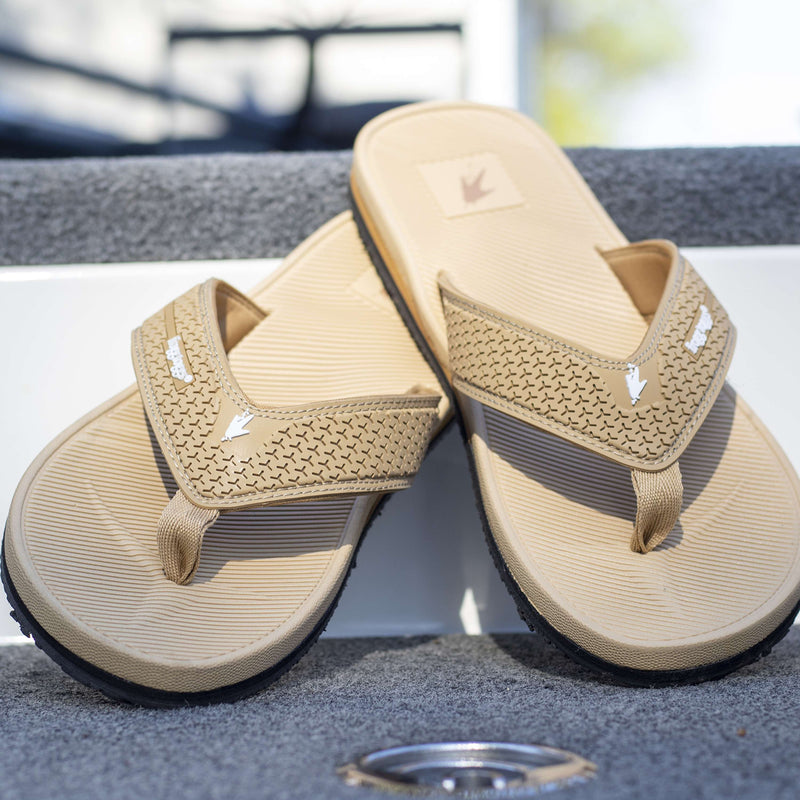 Load image into Gallery viewer, Frogg Toggs Mens Gray Flipped Out Flip Flop Sandal
