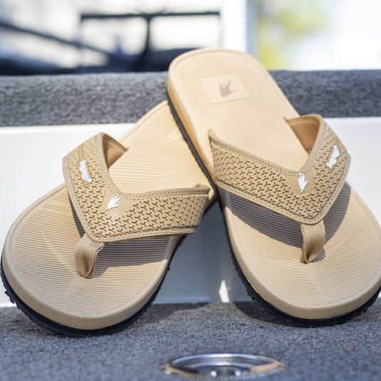Frogg Toggs Mens Gray Flipped Out Flip Flop Sandal