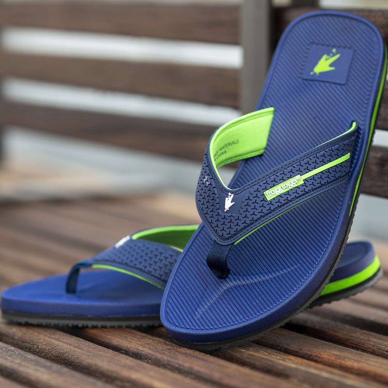 Load image into Gallery viewer, Frogg Toggs Mens Gray Flipped Out Flip Flop Sandal
