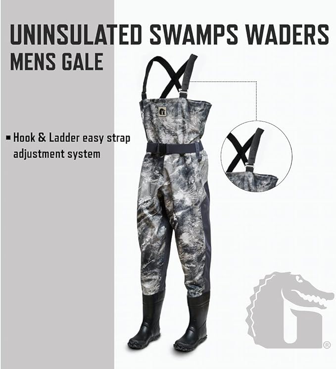 Load image into Gallery viewer, Gator Waders Mens Mossy Oak Gale Swamp Off-Road Waders - Regular 10
