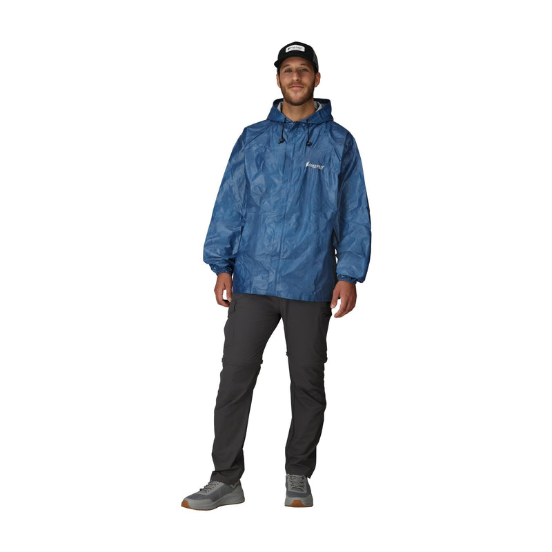 Load image into Gallery viewer, Frogg Toggs Mens Royal Blue Ultra-Lite Waterproof Rain Jacket
