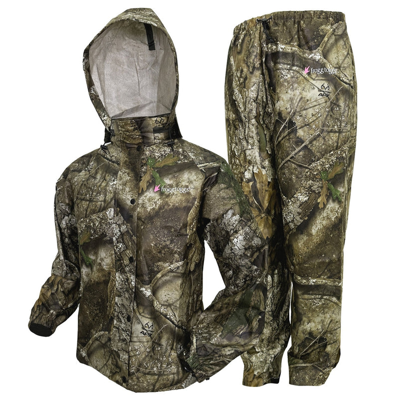 Load image into Gallery viewer, Frogg Toggs Womens Realtree APX Women&#39;s Classic All-Purpose Waterproof Breathable Rain Suit
