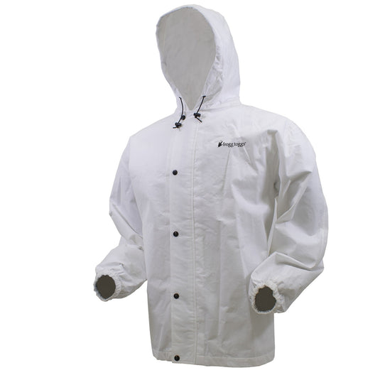 Frogg Toggs Mens White Classic All-Sport Waterproof Breathable Rain Suit