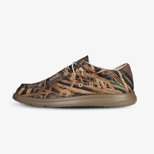 Gator Waders Mens 2-Tone Mossy Oak Original Bottomland Camp Shoes