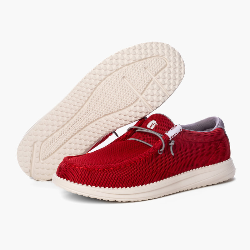 Load image into Gallery viewer, Gator Waders Mens Crimson Camp Shoes Tailgator Series
