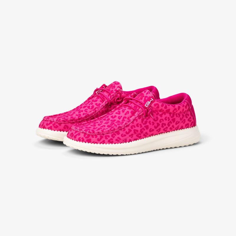 Load image into Gallery viewer, Gator Waders Womens Pink Leopard Camp Shoes
