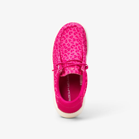 Gator Waders Womens Pink Leopard Camp Shoes