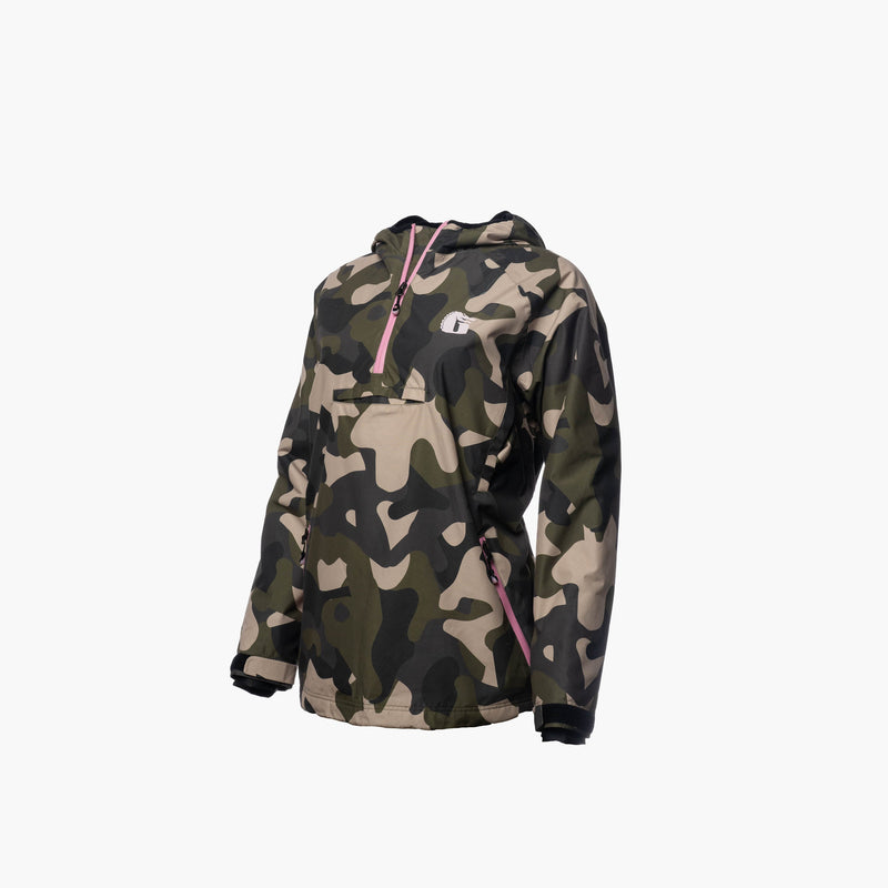 Load image into Gallery viewer, Gator Waders Womens Woodland Waterproof 1/2 Zip Bog Hoodie 
