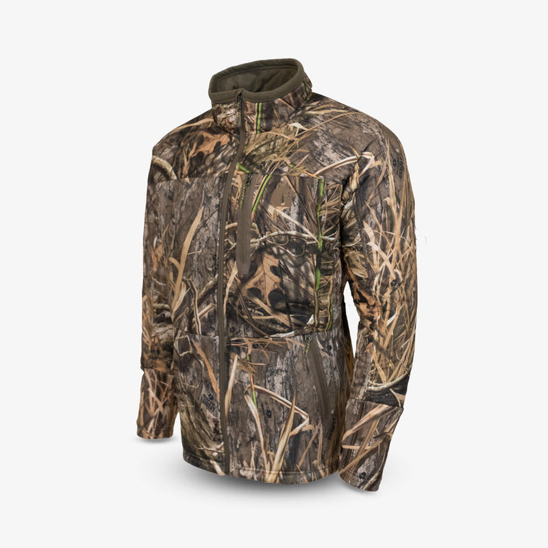 Load image into Gallery viewer, Gator Waders Mens Mossy Oak Habitat Bounty Insulator Jacket
