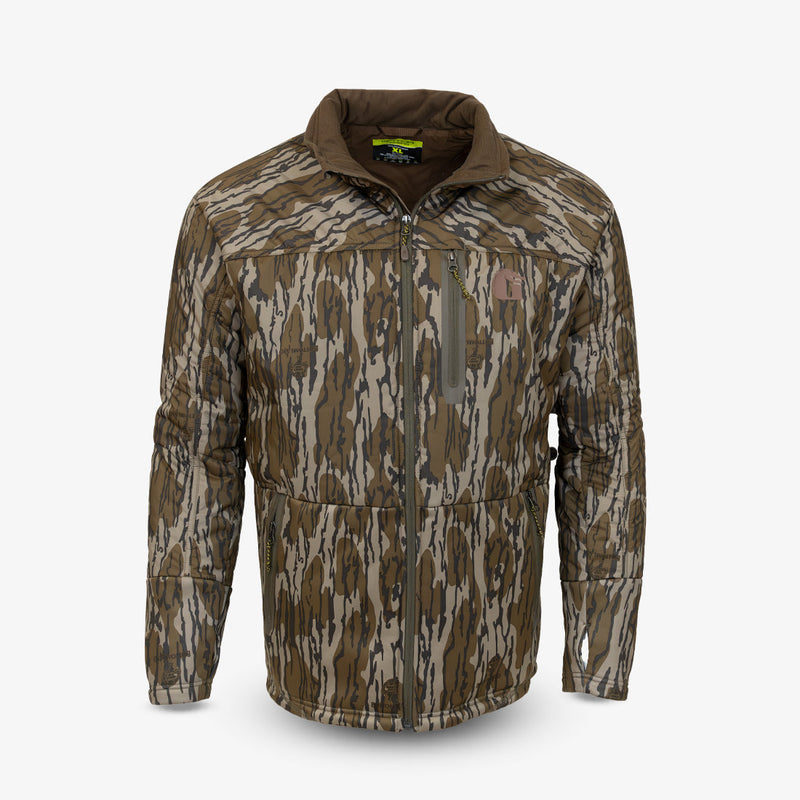 Load image into Gallery viewer, Gator Waders Mens Mossy Oak Original Bottomland Bounty Insulator Jacket
