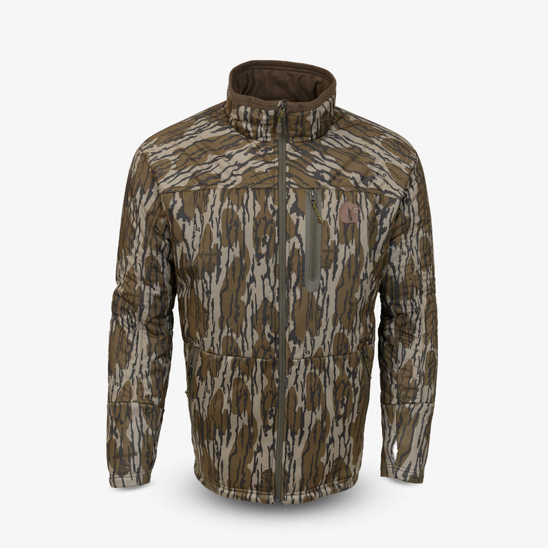 Load image into Gallery viewer, Gator Waders Mens Mossy Oak Original Bottomland Bounty Insulator Jacket
