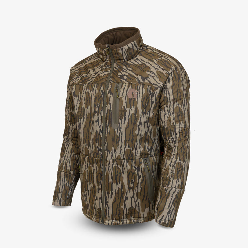 Load image into Gallery viewer, Gator Waders Mens Mossy Oak Original Bottomland Bounty Insulator Jacket
