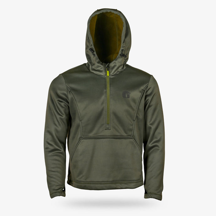 Gator Waders Mens Olive Catahoula 1/2 Zip Hoodie