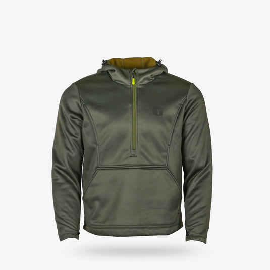 Gator Waders Mens Olive Catahoula 1/2 Zip Hoodie