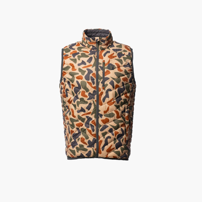 Gatorwaders Mens Cumulus Vest Old School Camo
