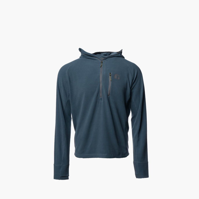 Gator Waders Men's Storm Waypoint Grid Fleece 1/2 Zip Hoodie